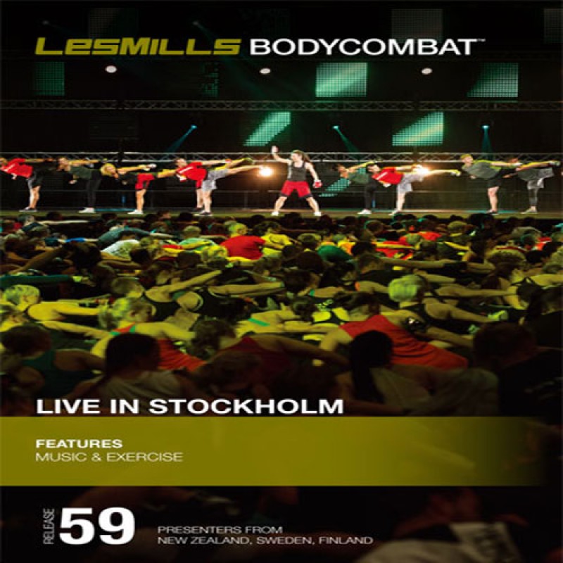 BODYCOMBAT 59 DVD, CD,& Choreo Notes BODY COMBAT 59